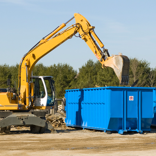 can i request a rental extension for a residential dumpster in Blue Grass